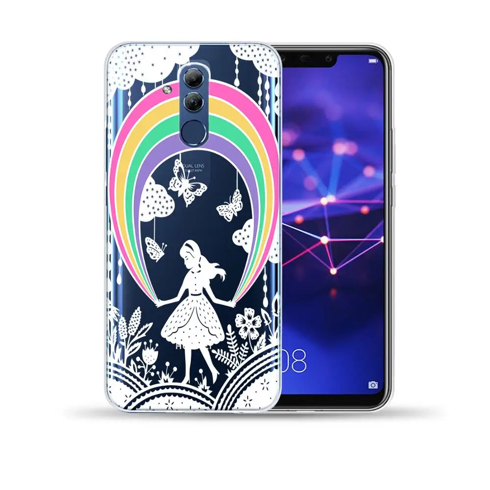 Мягкий чехол из ТПУ для Huawei Mate 10 20 Lite Pro Honor 9 8X 8C 7A Y6 2018 NOVA 4 3 3I View Capa | Мобильные