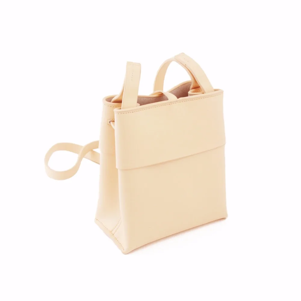 2018 зимняя женская сумка-мессенджер из натуральной кожи светло-желтая воловья