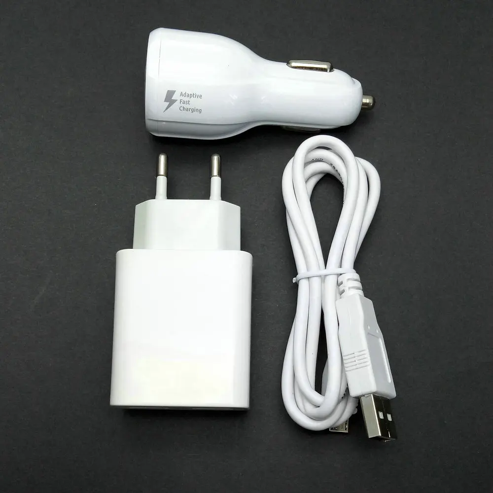 5A ЕС Путешествие стены адаптер 3 выхода USB + Micro кабель Автомобильное зарядное