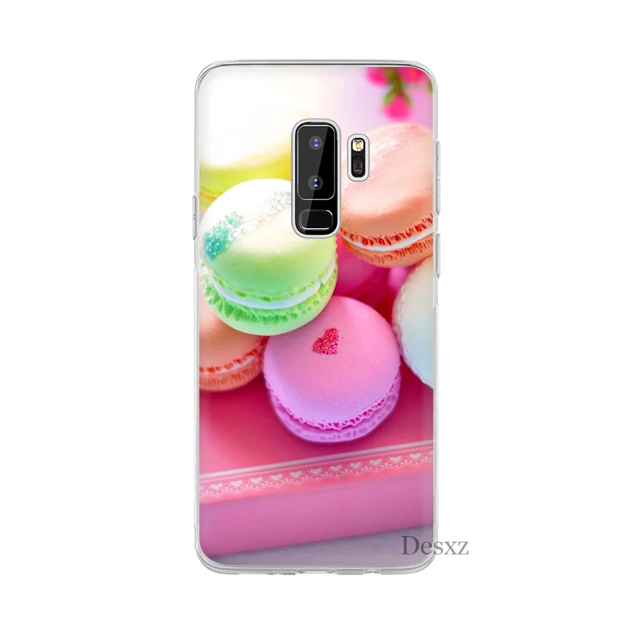 Чехол для Samsung A10 A20 A30 A40 A50 A60 A70 A9 A7 A5 A6 A8 Plus розовый сердечко десерт мороженое