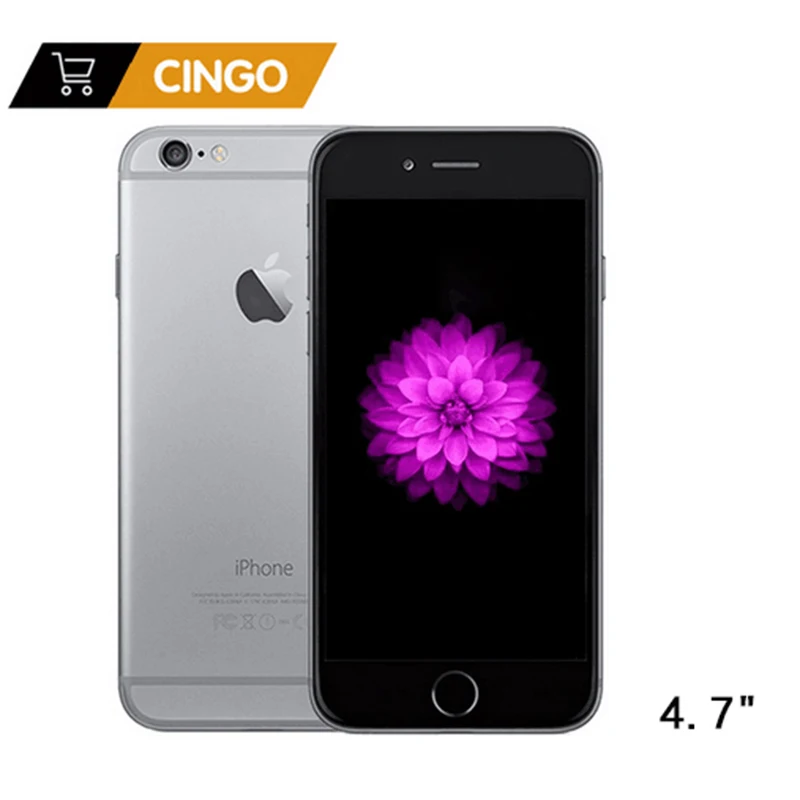 Разблокированный Apple iPhone 6 на базе IOS Dual Core 1,4 ГГц 4," дюймов Оперативная память 1 ГБ Встроенная память 16 Гб/64/128 ГБ 8,0 МП Камера 3g WCDMA LTE б/у мобильных телефонов