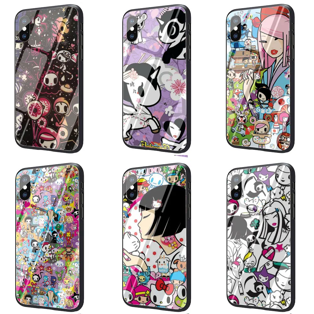 Японское Новое поступление чехол Tokidoki из закаленного стекла для телефона iPhone SE