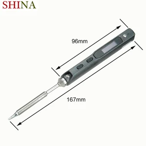 Электрический паяльник TS100 24 В с ручкой, цифровой ЖК-дисплей, умный портативный комплект с датчиком ускорения, Сварочная паяльная станция ARM MCU