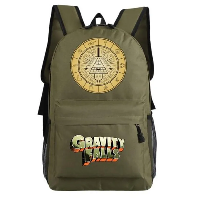 Style 3 Рюкзак Gravity falles Waddles, сумка на плечо, дорожная сумка, школьная сумка на молнии, сумка для ноутбука - Цвет: Style 3