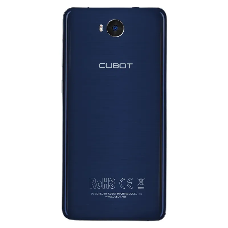 Оригинал Cubot A5 Android 8 0 мобильный телефон MT6753 Восьмиядерный 5 дюймов FHD сотовый 3 ГБ