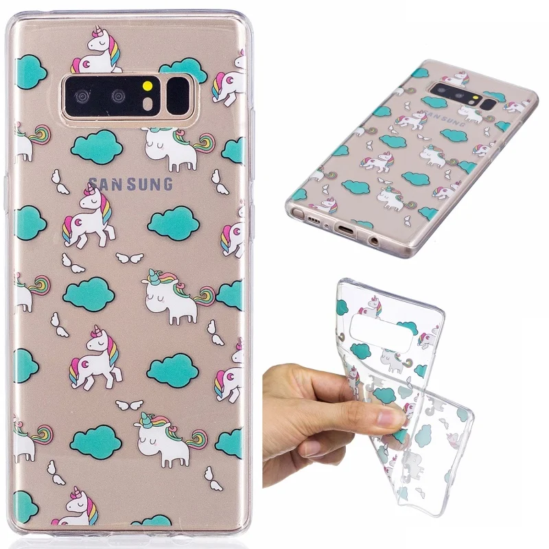 Dulcii For Samsung Galaxy Note 8 Case Pattern Printing IMD TPU Shell for SM-N950 - 6.3 inch |