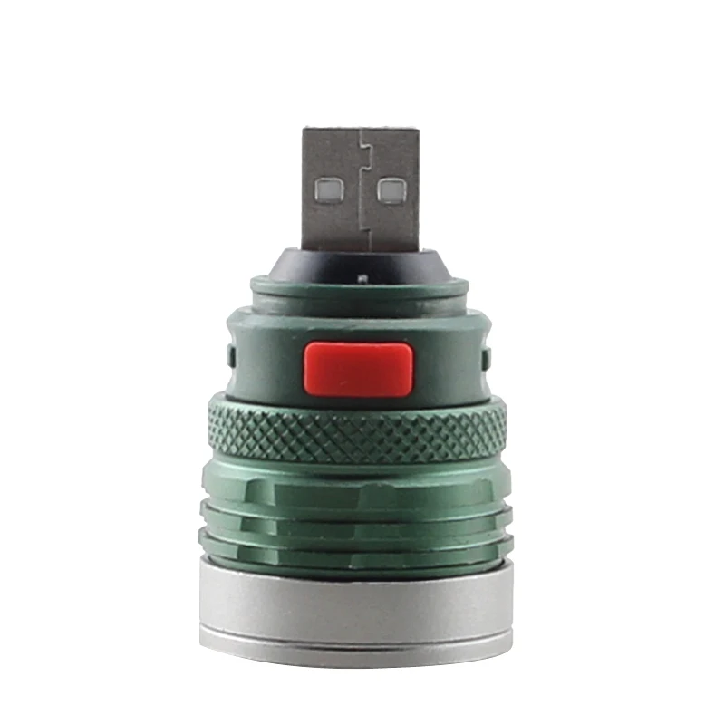 Белый 4 режима сплав USB светодиодный внешний аккумулятор вспышка светильник 3 Вт удлинитель светильник фонарь - Испускаемый цвет: Белый