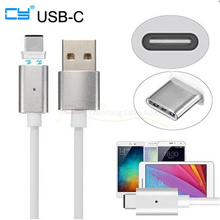 USB C Type к Мужской Магнитный зарядный кабель для сотового телефона и планшета