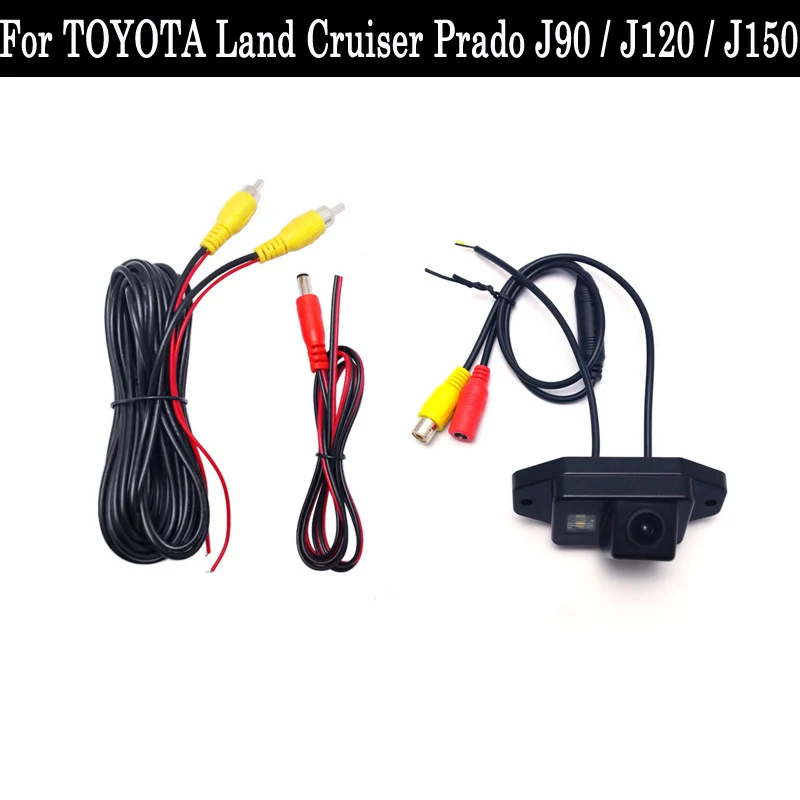 Камера заднего вида для TOYOTA Land Cruiser Prado J90 / J120 J150 CCD ночного видения RCA/светодиодный