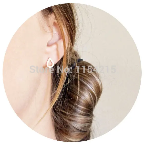 Hfarich модные серьги в виде капель дождя со шпилькой для женщин EY E034|fashion stud earrings|stud