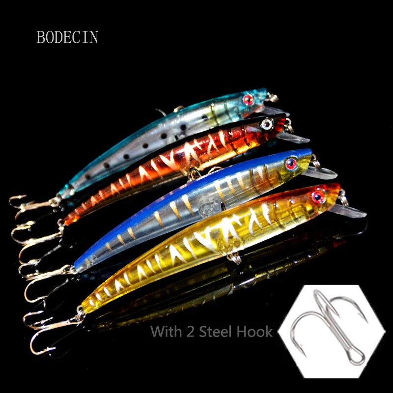 Рыболовные приманки Воблеры Minnow 11 5 см 2 г 4 # бионический пластик для рыбы