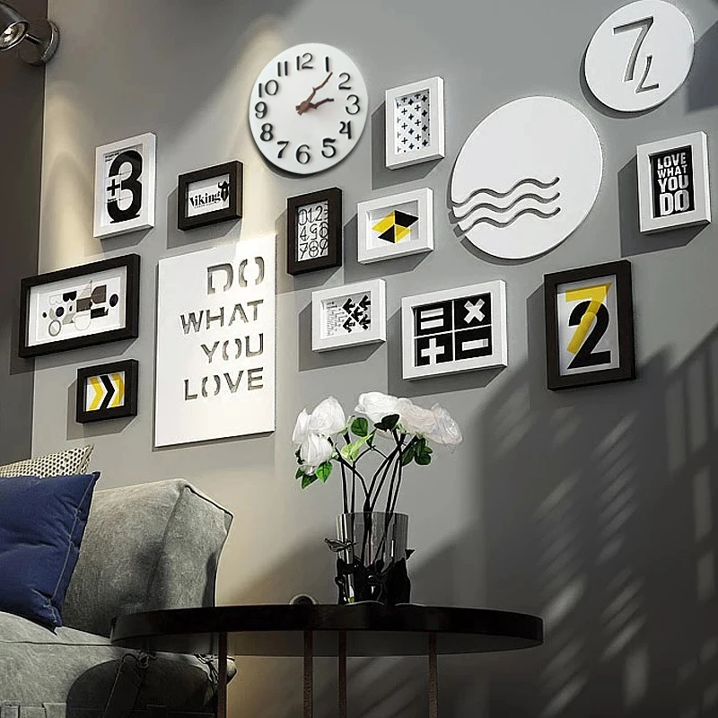 Силиконовая форма в виде часов для бетонных настенных формы штукатурки простой