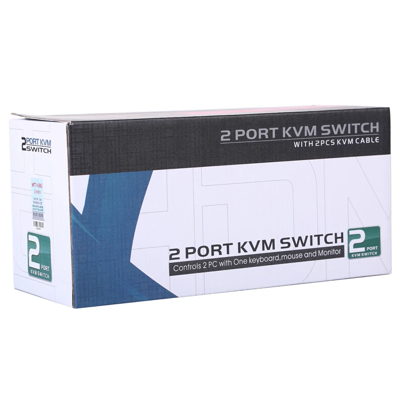 MT VIKI 2 порта VGA KVM переключатель два хоста поделиться набором мыши клавиатуры