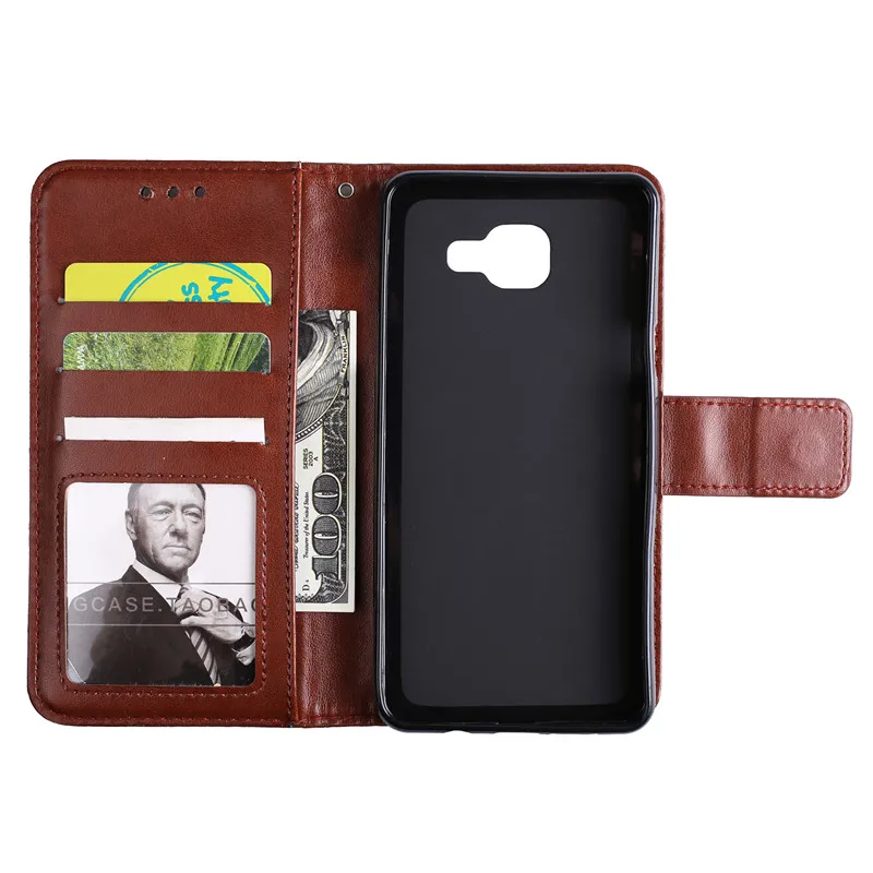 Роскошный цветок кожа флип Fundas бренд Чехол для Coque Samsung Galaxy A3 A310 sm-a310f A5 A510 sm-a510f крышка чехол