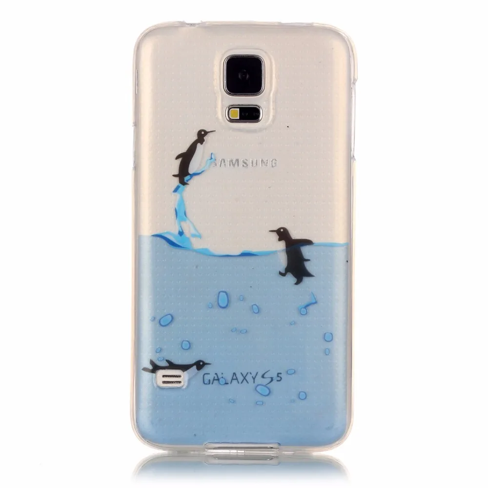 Новый ТПУ Чехол Для Samsung Galaxy S5 G900 5.1 4 7-дюймовый Мягкий силиконовый Случае телефон