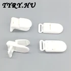 100 шт., пластиковые клипсы для соски-пустышки