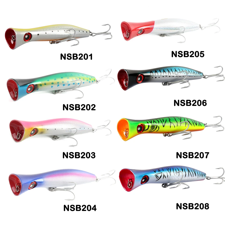 NOEBY 200 мм Topwater ABS жесткая приманка поппер для рыбалки волна Альпинизм жесткие