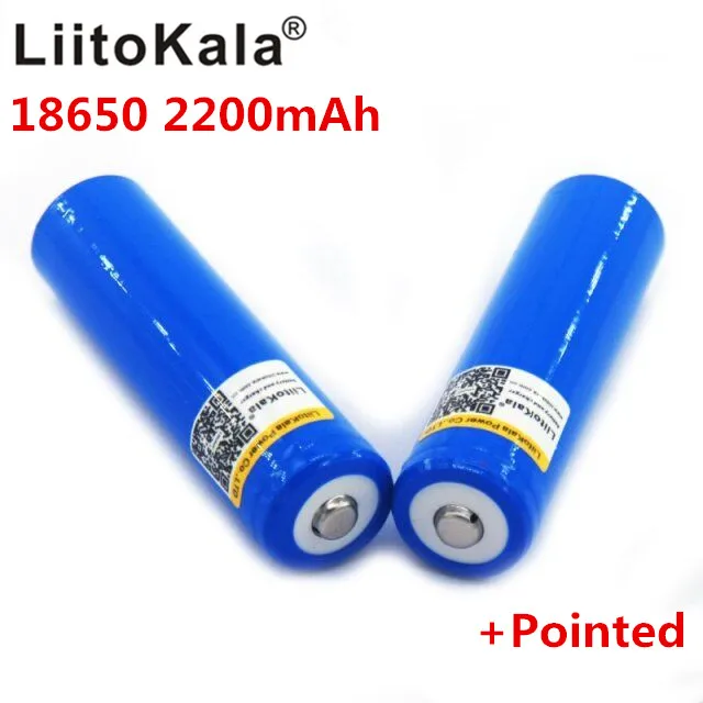 LiitoKala 18650 3 7 в литиевая батарея перезаряжаемая мА светодиодная вспышка батареи