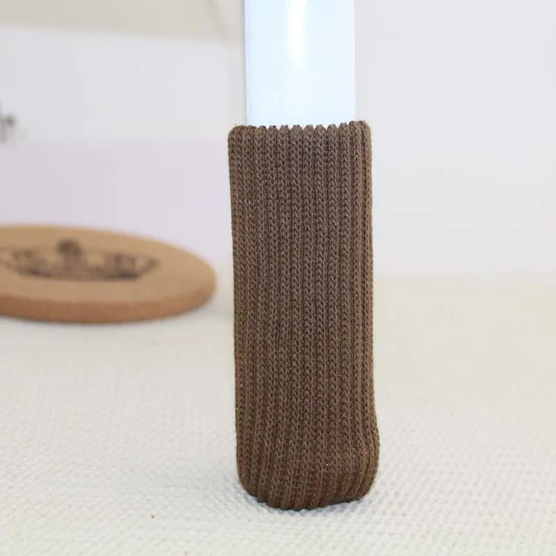 

Hot Sale Lovely 4Pcs fabric feet Chair Leg Table Foot tips Covers Floor Protectors Floral Kint doorknob Chair Cover sock