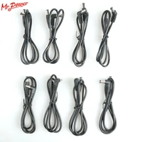 black pedal dc cable sizing 2 1 mm 8 pcs for sale guitar effect patch power lead cord 56