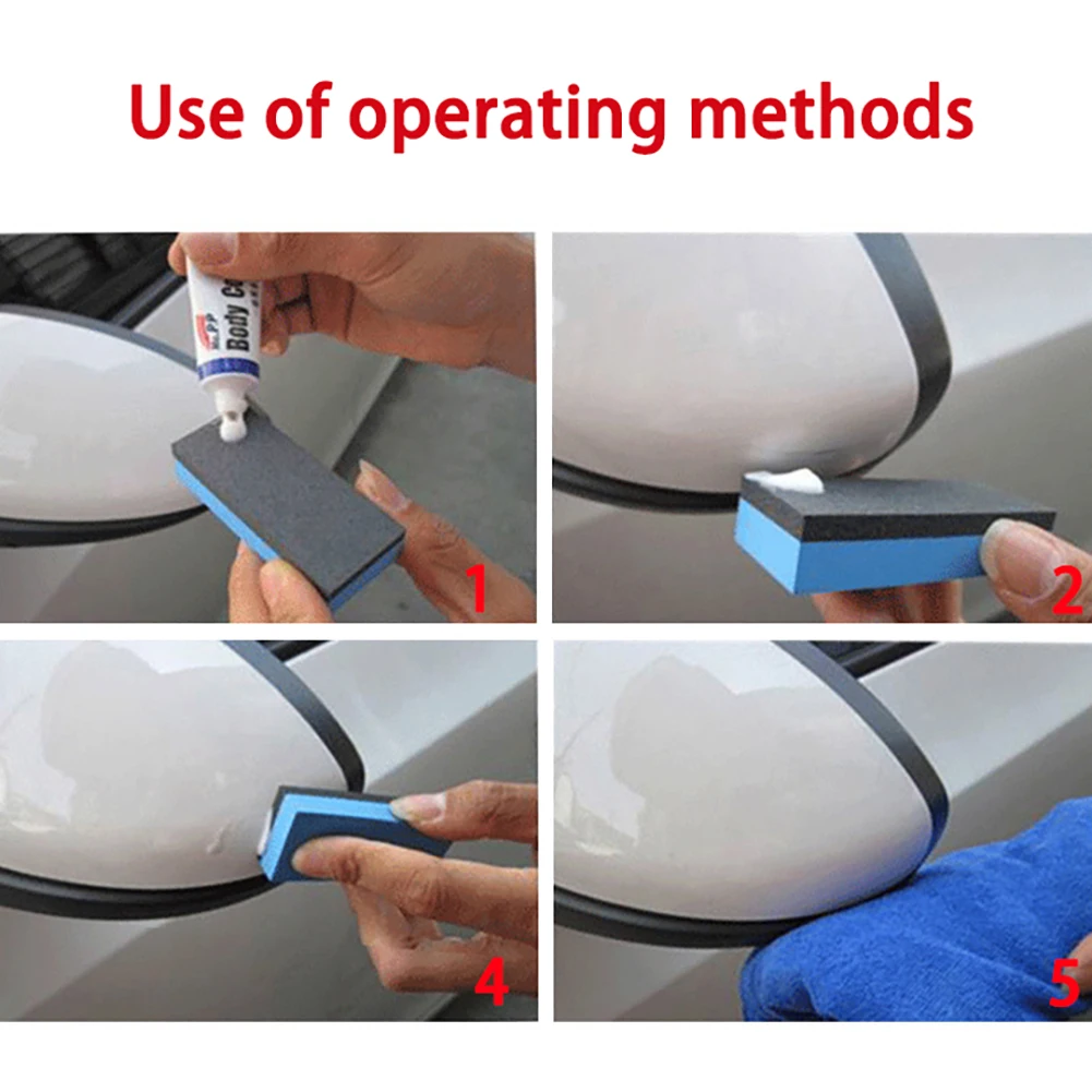 

New Car Paint Scratch Repair Cars Polishing Body Compound Wax with Sponge High quality Hot Sale