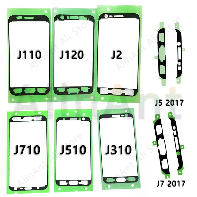 Оригинальный ЖК экран передняя рамка наклейка для Samsung Galaxy J1 J110 J120 J2 J3 J310 J320 J330 J5 J7
