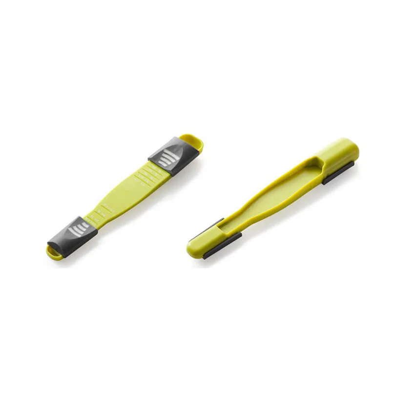 Plastic Adjustable Measuring Spoon Different Double-end 8Stalls with Scale show Slip Cover Metering spoon Baking Seasoning Tool | Дом и сад