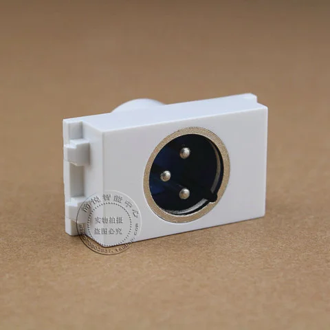 

128 Type Microphone XLR Information Module Connector Socket Computer Outlet Adapter