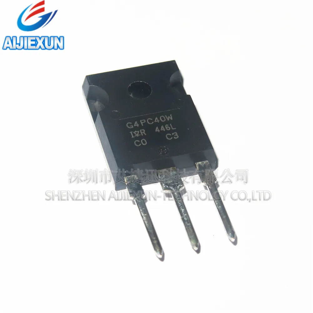 Биполярный транзистор IRG4PC40W G4PC40W TO-247 5 шт. Vces = 600 В Vce(on) тип. 2 05 в @ Vge 15 100% новый и