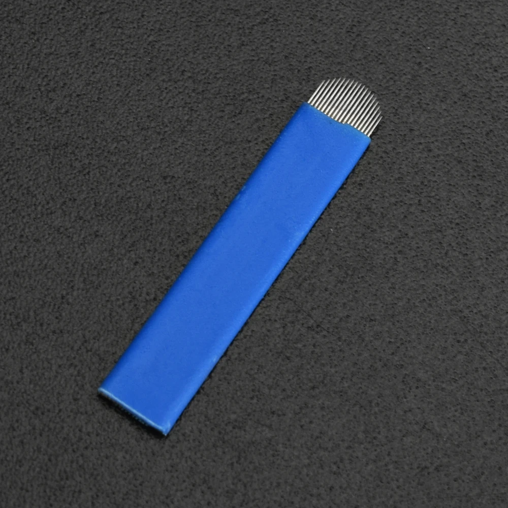 

Micro Blady Tebore 18pin Microblading Needles Laminas Para Tebori Agujas U Shape Agulha Semi Permanent Tattooneedling Eyebrows