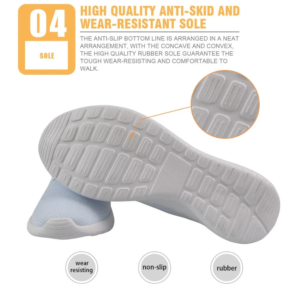 

INSTANTARTS 2021 Spring Women Sneakers Shoes Cartoon Alpaca Lovely Print Female Mesh Casual Flats Shoes Teen Girl Walking Shoes