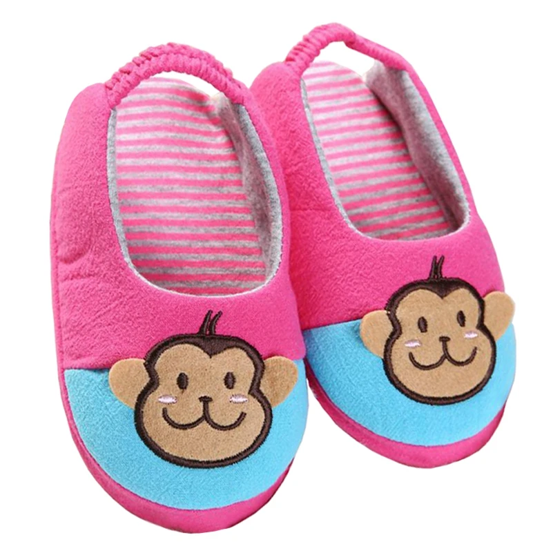 

Toddler Baby Girls Slippers for Kids Shoes Cute Cartoon Monkey Indoor Home Flats Children Slipper Home Casual Garden Flip Flops