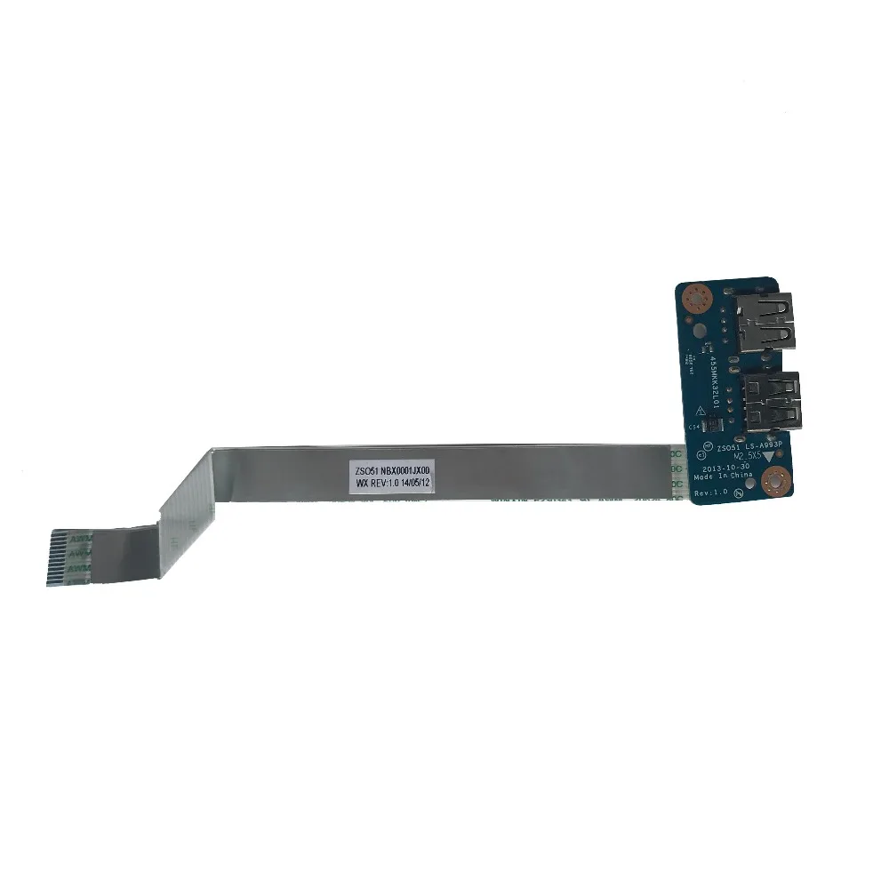 Отличный оригинальный для HP 15 R S G 250 G3 ноутбук ZSO51 LS A993P Плата USB 455MKK32L01 NBX0001JX00 100%