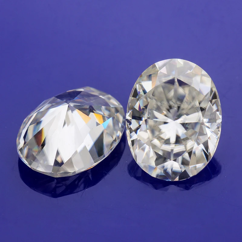 

Oval shape moissanites 8*6mm GH color syn moissanites loose gems stones for jewelry making tested positive