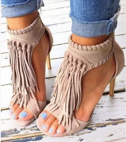 Большие размеры 43 замшевые сандалии однотонные модельные Босоножки с открытым