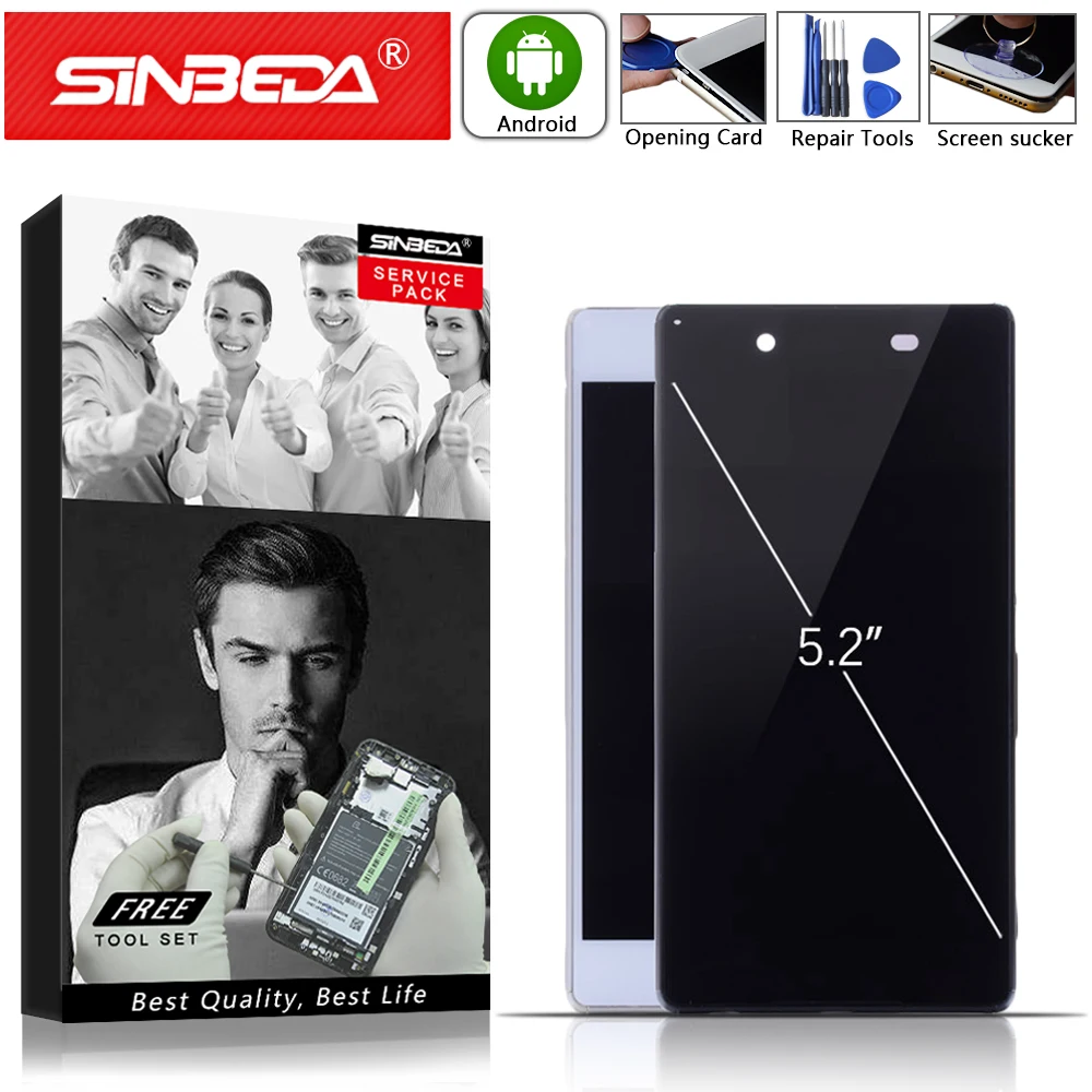 ЖК дисплей 4 7 дюйма для SONY Xperia Z4 сенсорный экран дигитайзер рамка XPERIA Z3 + Plus LCD E6553