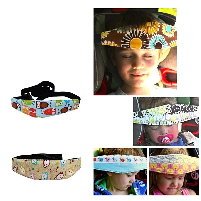 Ремень безопасности для детской коляски из хлопка с фиксацией головы