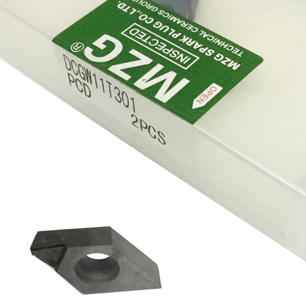 MZG Цена со скидкой DCGT070204 PCD1 CNC для резки алюминия обработки меди расточные поворота Алмазная вставка для SDXC держатель
