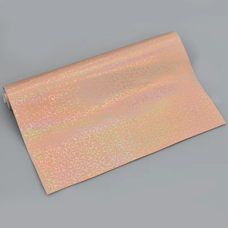 A4 голографическая коготь дракона печатная ткань яркая ПУ кожа DIY Ручная работа