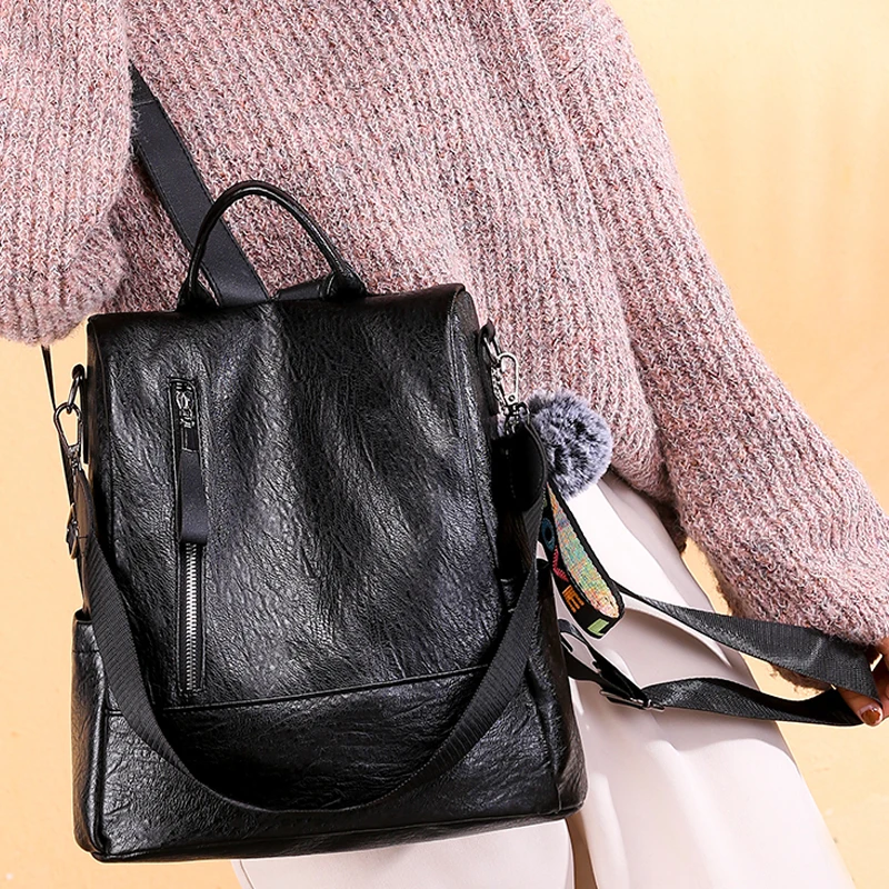 Женский Повседневный Рюкзак популярный Джокер из искусственной кожи