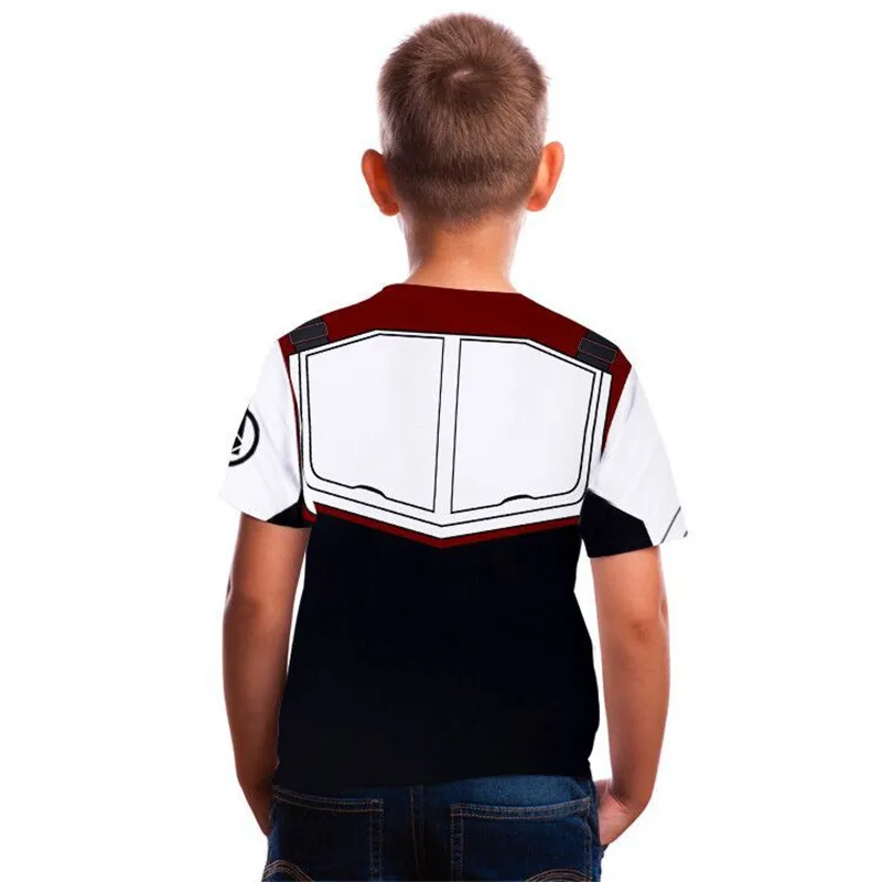 Футболки с принтами мстители квантовые войны 4 Детская компрессионная рубашка