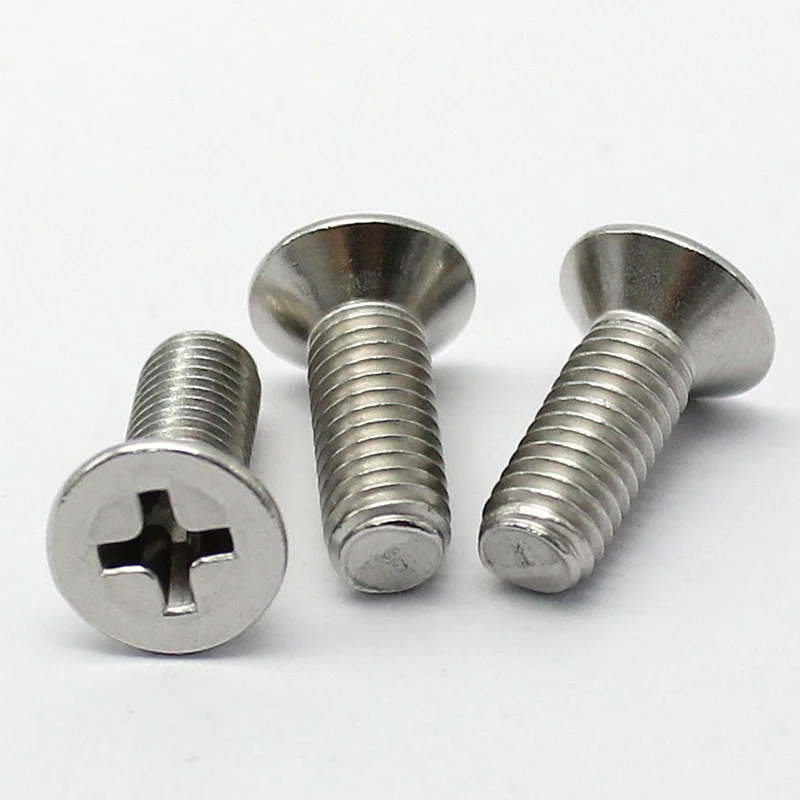 304 stainless steel flat screw countersunk head screws cross M4 M5 M6 | Обустройство дома