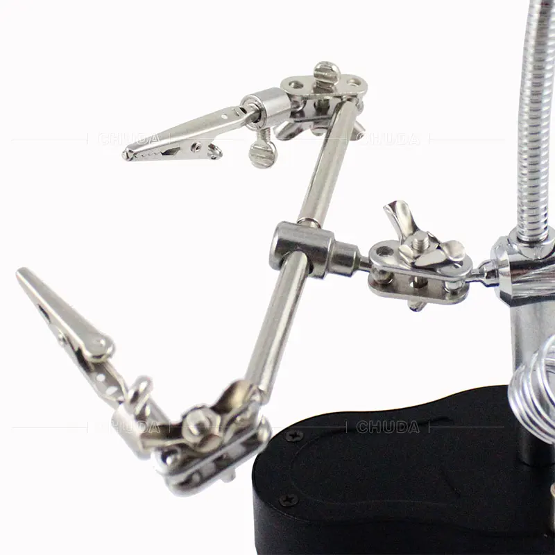 CHUDA 3.5X светодиодная лупа для сварки с зажимом аллигатора зажим ручной пайки