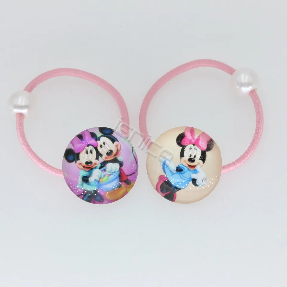 isnice 4pcs Hot Sale Mikey KoreanTime gem Hair Clip For kids Cute Rabbit Girls Popular Rope Accessories | Детская одежда и обувь