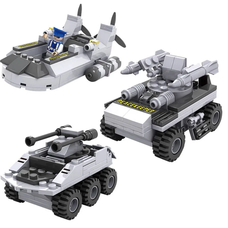 Блоки корабль 8 в 1 строительные блоки Совместимые Legoe город пластиковые
