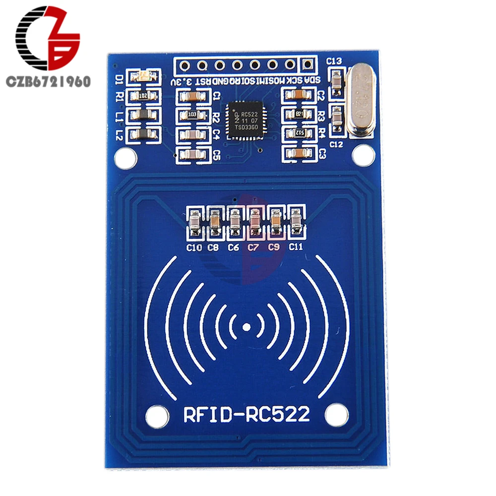 Rfid модуль RC522 наборы S50 13 56 МГц 6 см SPI запись и чтение для Arduino UNO 2560 без