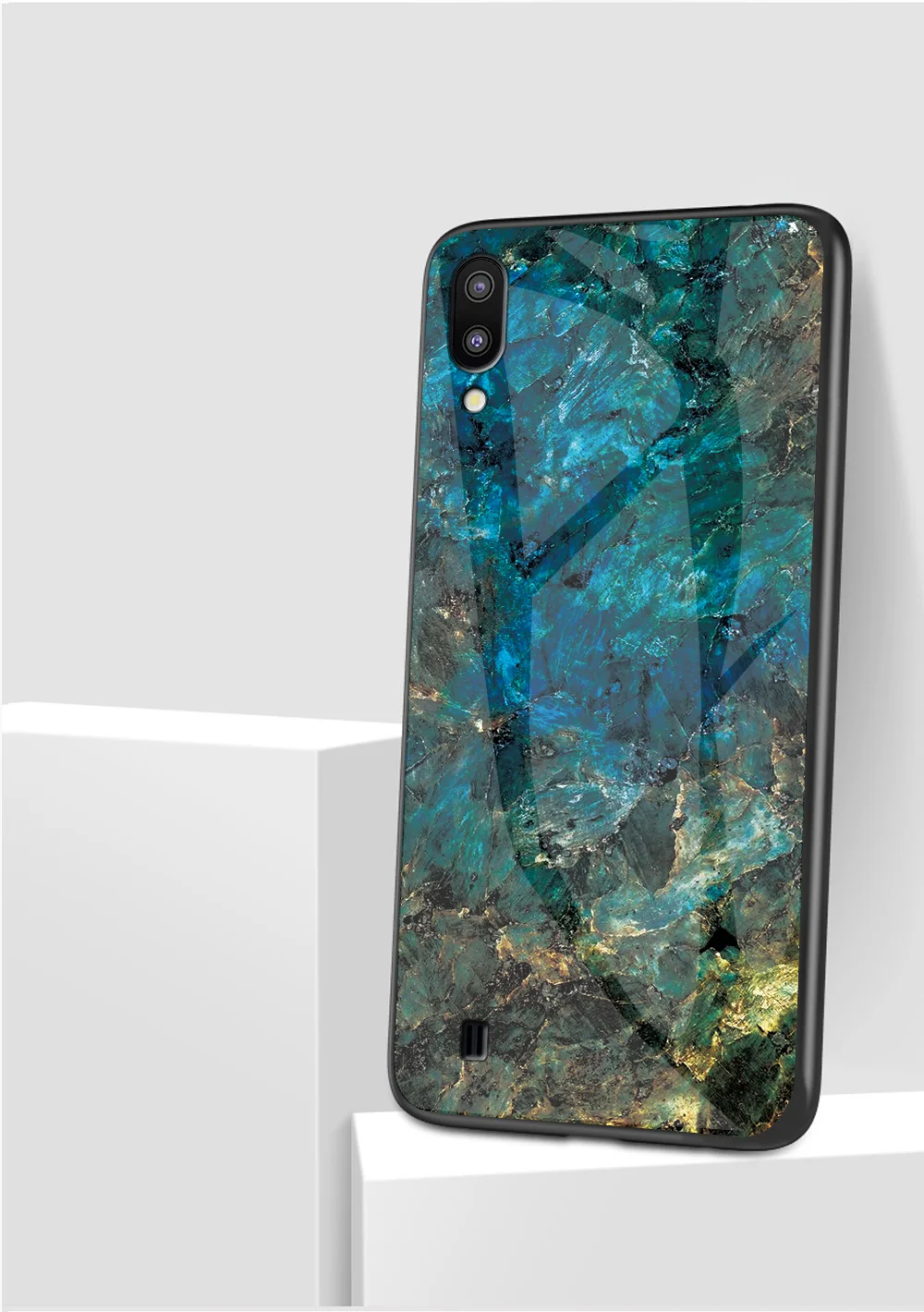 Для samsung Galaxy A50 чехол Мраморное зерно закаленное стекло градиент защитный чехол на заднюю панель для samsung A10 A20 A30 A40 A60 A70