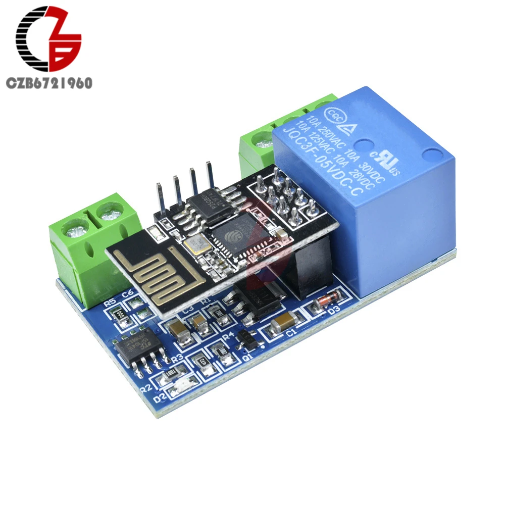 Приложение управления 5 в ESP8266 ESP-01S ESP01S беспроводной Wifi релейный модуль Wifi релейный переключатель IOT для умного дома приложение дистанционное управление переключатель