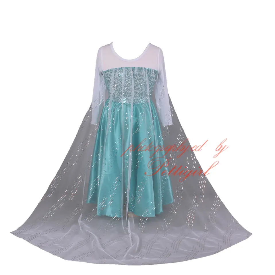 Pettigirl Hot Selling Girl Dress Long Sleeve Sequined With Clolk Christmas Children Clothing GD40527-6 | Детская одежда и обувь