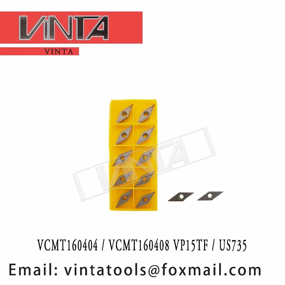 

high quality VCMT160404 VP15TF / US735 / VCMT160408 VP15TF / US735 cnc carbide turning inserts